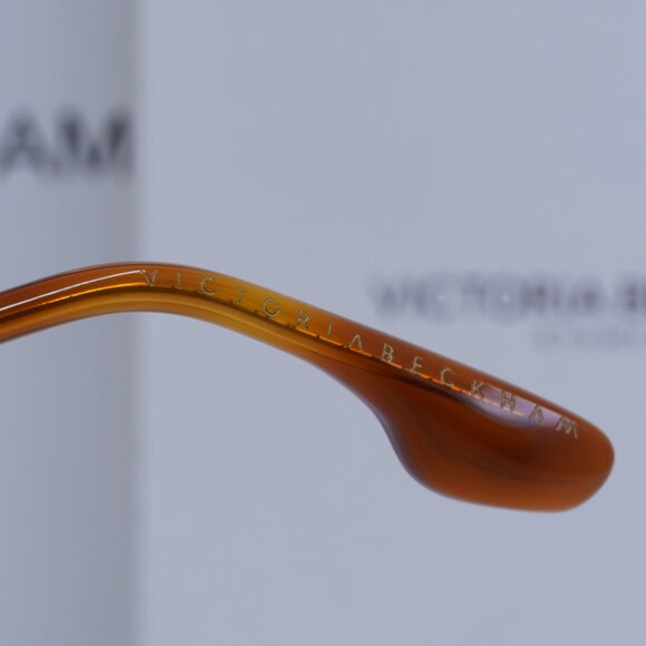 Victoria Beckham VB132S 709 Aviator Sunglasses – Gold/Brown Gradient - Picture 7 of 9